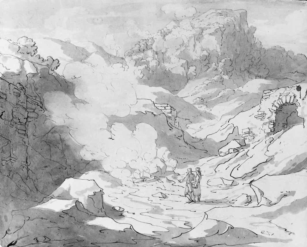 Luigi Basiletti-55-La solfatara di Pozzuoli